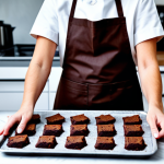 나무설탕 제과 - **Professional Baker:** A skilled baker in a clean, modern kitchen, wearing a fully clothed, modest ...