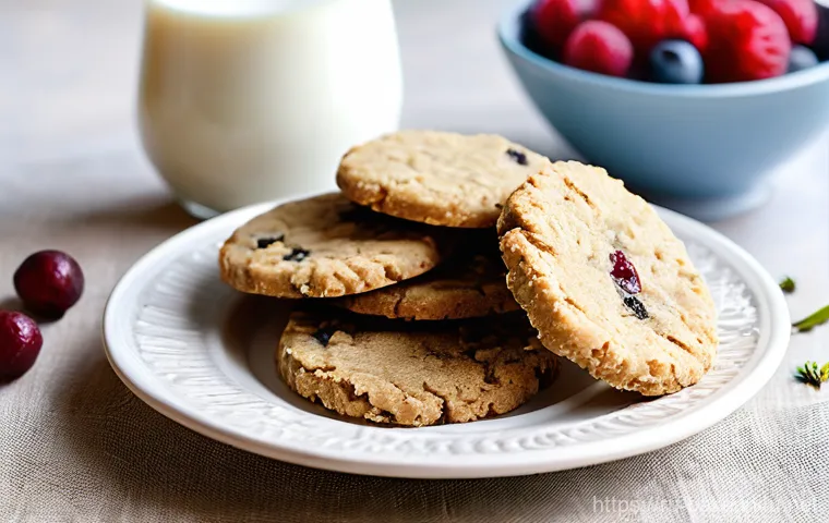 브랜드별 쿠키 제품 - **Prompt 2: Modern Global Flavor Cookie Assortment**
    "A dynamic and vibrant top-down shot of an ...